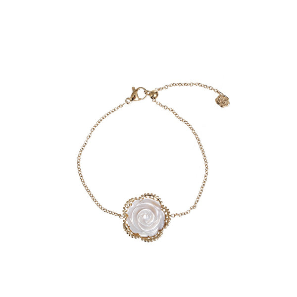 White rose bracelet