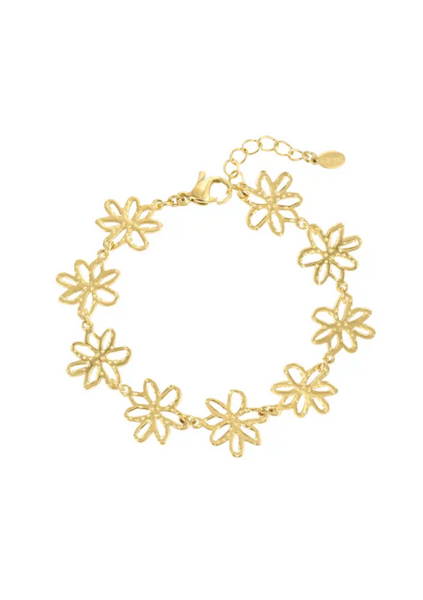 Floral party bracelet