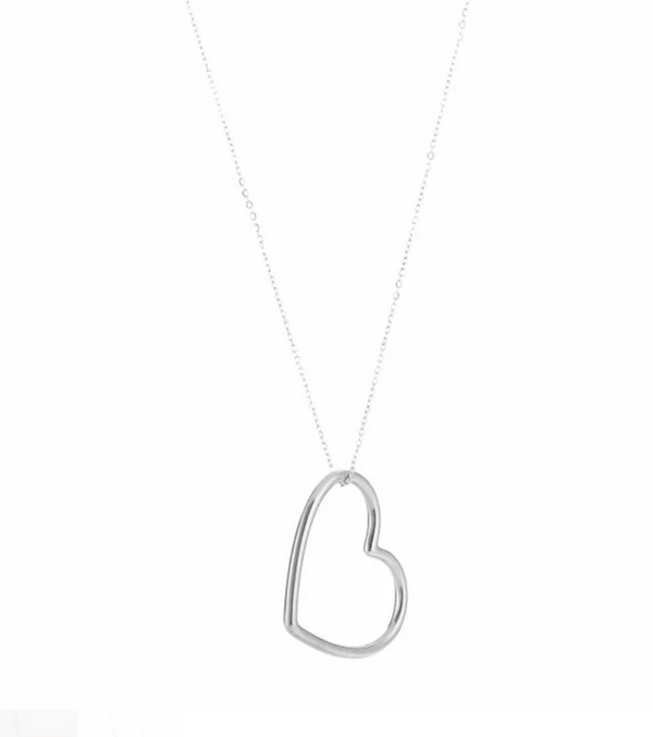 Sweet heart necklace silver