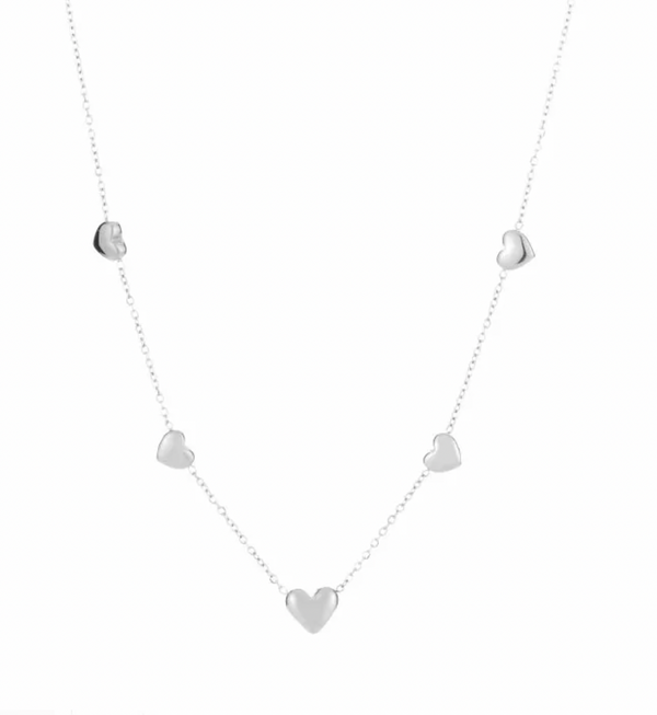 Little heart necklace silver