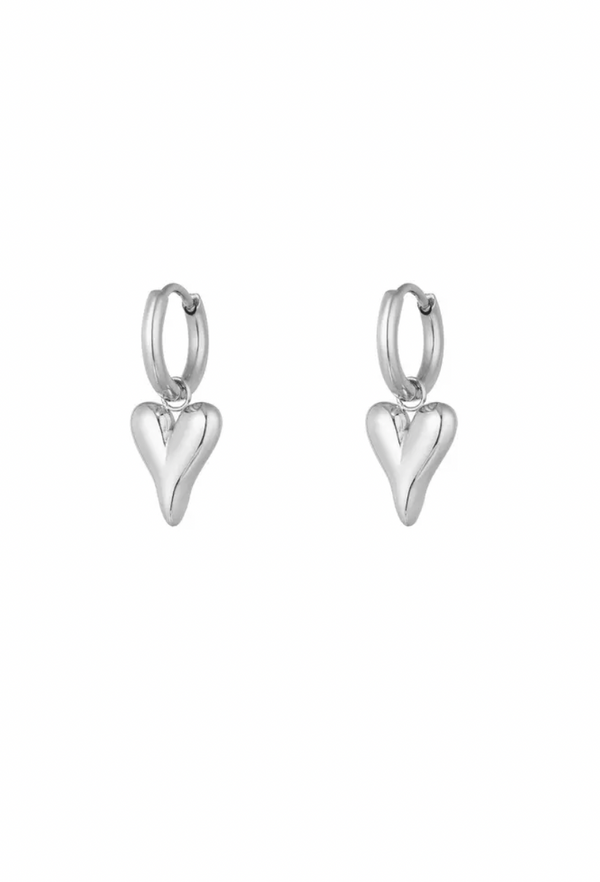 Aura earring silver